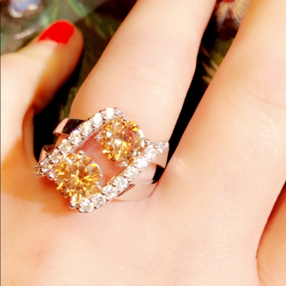 BRAND NEW.375CT MORGANITE ROUND CUT RING - Picture 3 of 13